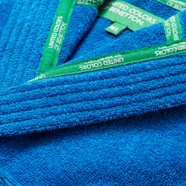 Benetton Rainbow kylpytakki hupulla - Sininen