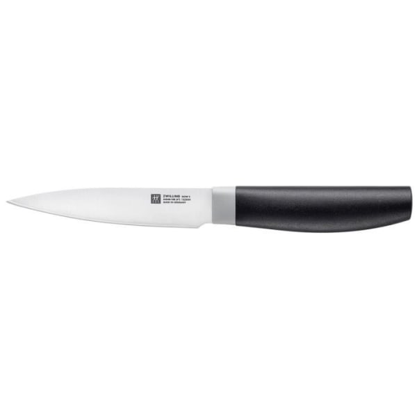 ZWILLING Now S - Spik- och garneringskniv (10 cm) - Rostfritt stål - Svart