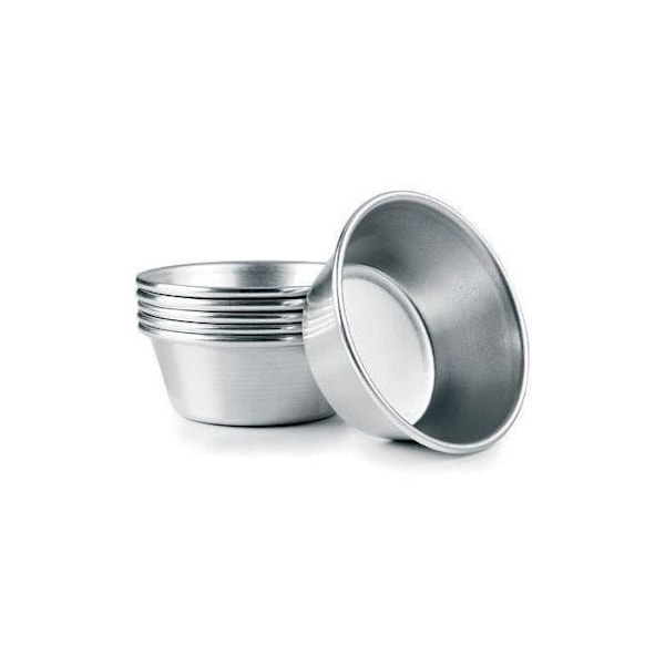 Pastèis de Nata forme - IBILI - Sæt med 6 - 7,5 x 2 cm - Grå - Non-stick grå