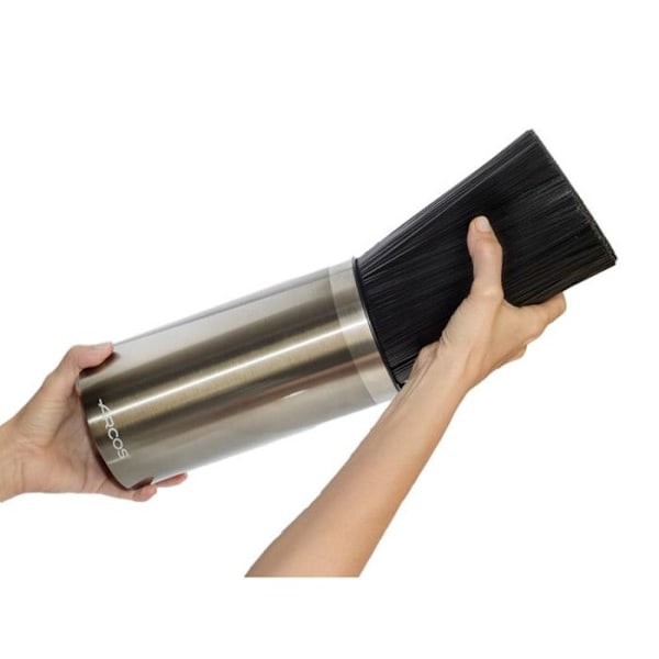 Knivblock - ARCOS - Universal - Rostfritt stål - 110 x 220 mm - Lämplig upp till 20 cm blygrå