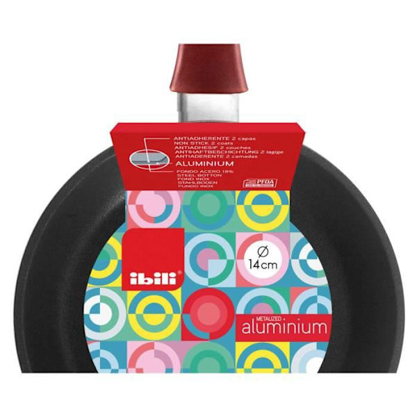 Pande - IBILI - MiniAlu - Non-stick - Aluminium - 14 cm - Full Induction 6 ljusa färger