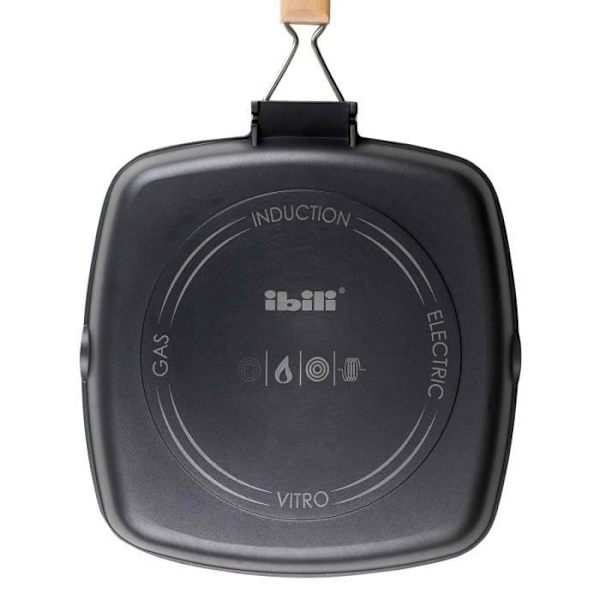 Grillpande - IBILI - Lif - Non-stick - 24 cm - Smedd aluminium - Fuldt induktion