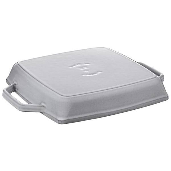 Staub - Grafiitinharmaa neliögrilli 23cm