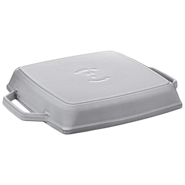 Staub - Grafitgrå Firkantet Grill 23cm