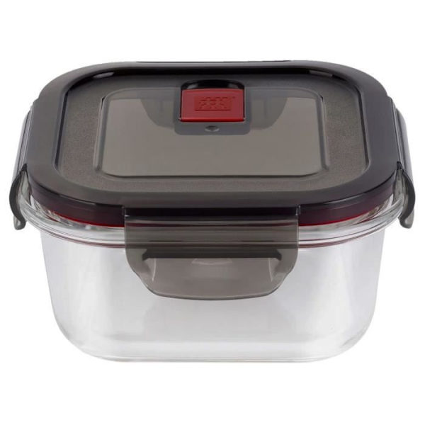 ZWILLING Gusto - Lufttät förvaringslåda (kvadrat 500 ml) - Borosilikatglas