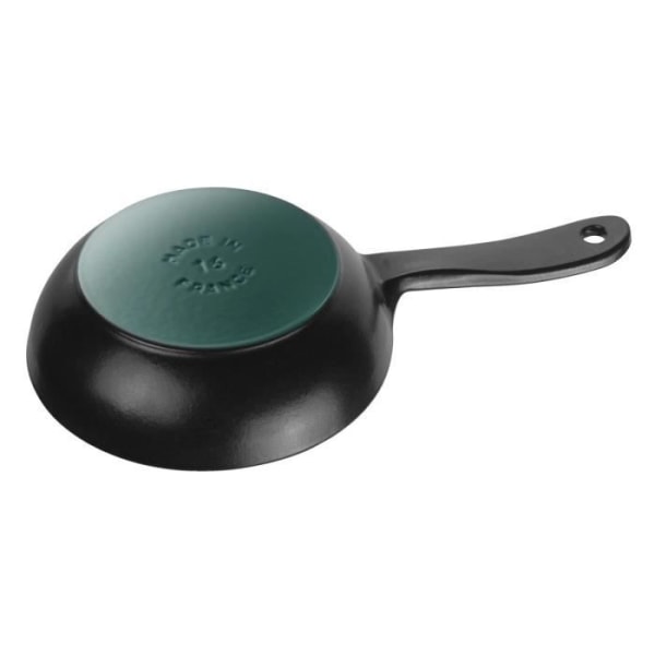 Støbejernspande - STAUB - 16 cm - Sort - Kompatibel med induktion - Holdbar og ridsefæstig Svart