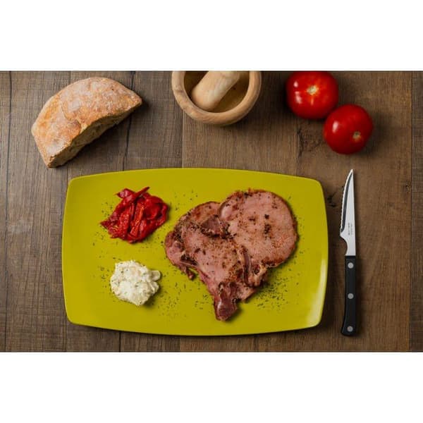 Bøfknive - ARCOS - Steak Basic - Rustfrit stål - Sort polyoxymethylen - 115/225 mm
