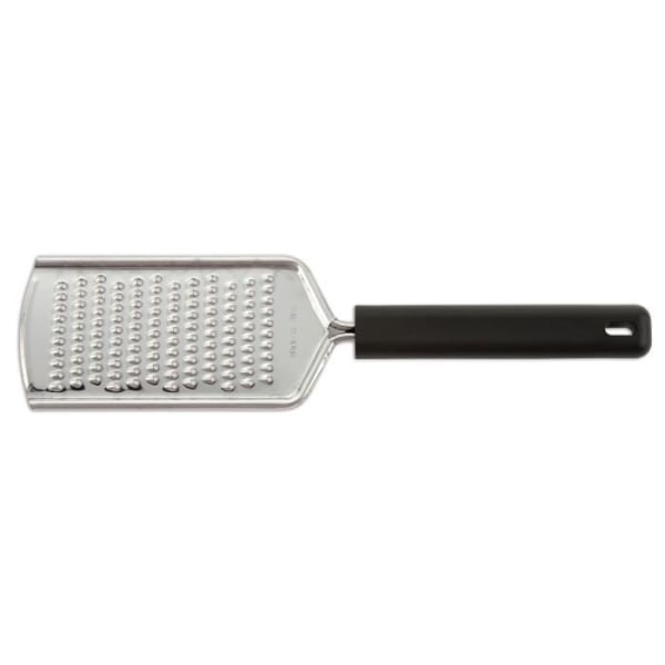 Oste riveblad i rustfrit stål 13 cm sort håndtag -