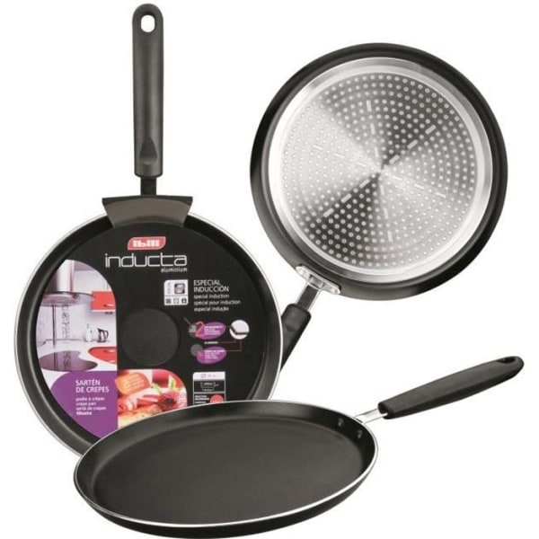 Non-stick aluminium crepe maker - IBILI - Inducta - Sort - 26 cm - Alle varmekilder inklusive induktion