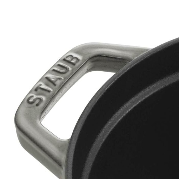 STAUB 405002760 - Ovalt ildfast fad - Ø 27 cm - Grafitgrå Grafitgrå