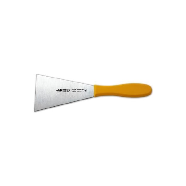 Arcos spaattel 2900 - 299600 ruostumaton teräs Nitrum ja mango ergonominen terä keltaista polypropeenia, mitat 12,5 x 9 cm, kannella Gul