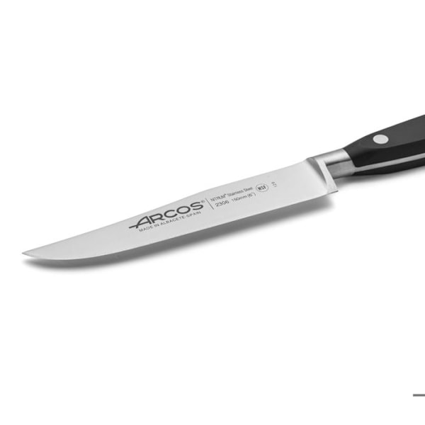 Riviera Arcos 15 cm sniderkniv Silver, Svart