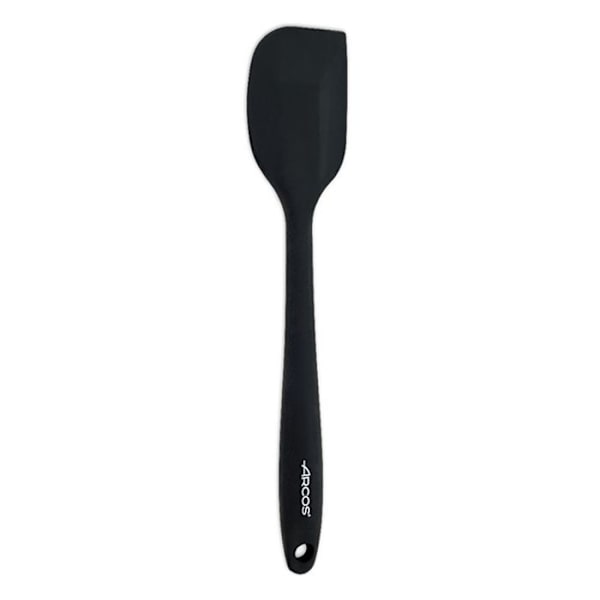 Silikonslev - Arcos - 280 mm - Metallhandtag - Rostfritt stål 18/8 - Svart Svart