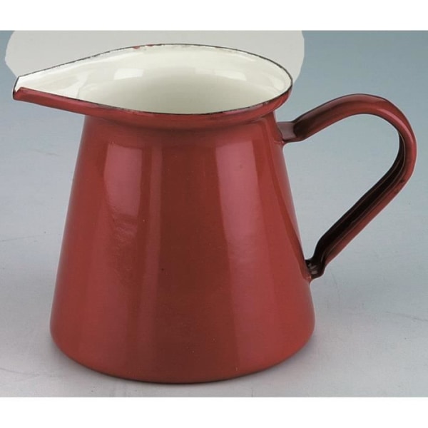 IBILI 910550 Serveringsmjölkkanna, rostfritt stål, röd, 14,19 x 10,0 cm