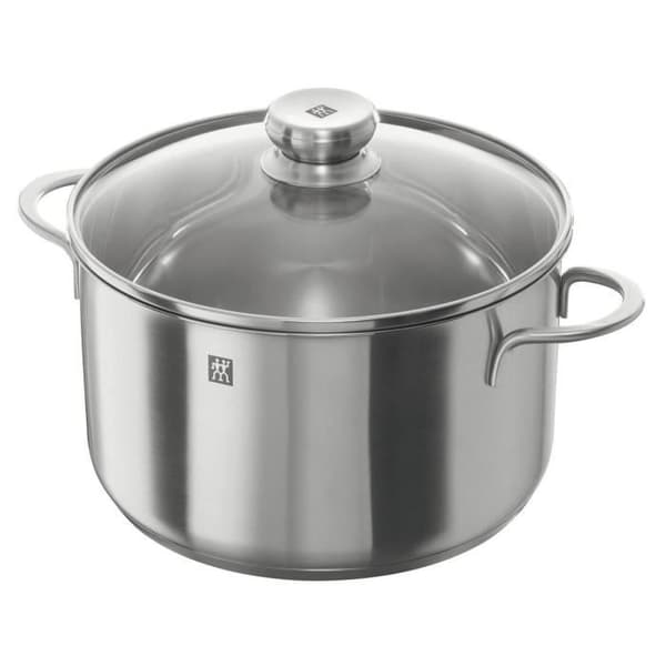 Sæt af Gryder - ZWILLING - Twin Nova - Rustfrit Stål - 5 Stykker - Glaslåg