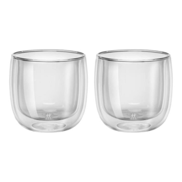 Dobbeltvægget glas - ZWILLING - Te - 240ml - Gennemsigtig - 2 stk. Transparent