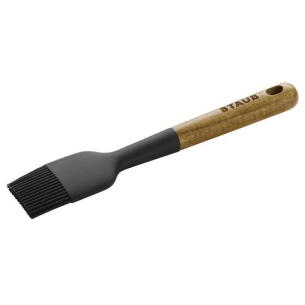 Patisserie Sivellin - STAUB - 22 cm - Musta Silikoni - Akasiapuusta - Kestävä lämpötilalle 220°C Svart