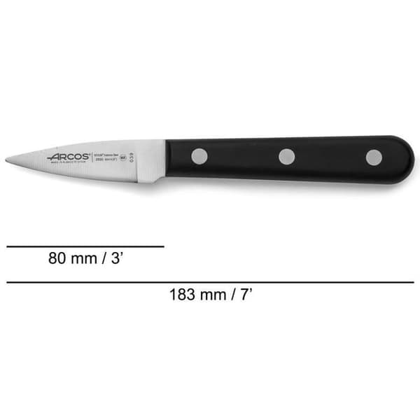 Oysterkniv - ARCOS Universal - 80 mm - Nitrum® Rustfrit Stål - Moderne Design - 1 stk.