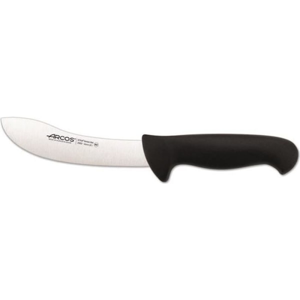Arcos Couleur skin kniv - Prof 295325 i Nitrum rustfrit stål og ergonomisk sort polypropylen mango med 16 cm klinge,