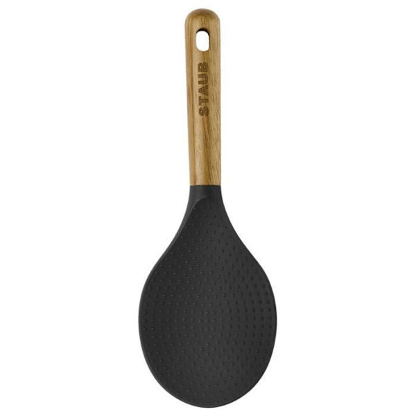 STAUB Redskaber - Risske, 22 cm, sort silikone, akacietræ