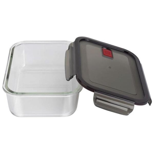 ZWILLING Gusto - Lufttät förvaringsbehållare (rektangulär 1400 ml) - Borosilikatglas