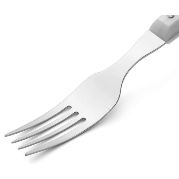 Pöyt fork - ARCOS - Piano Classic - Ruostumaton teräs - Valkoiset polyamidit - 195 mm