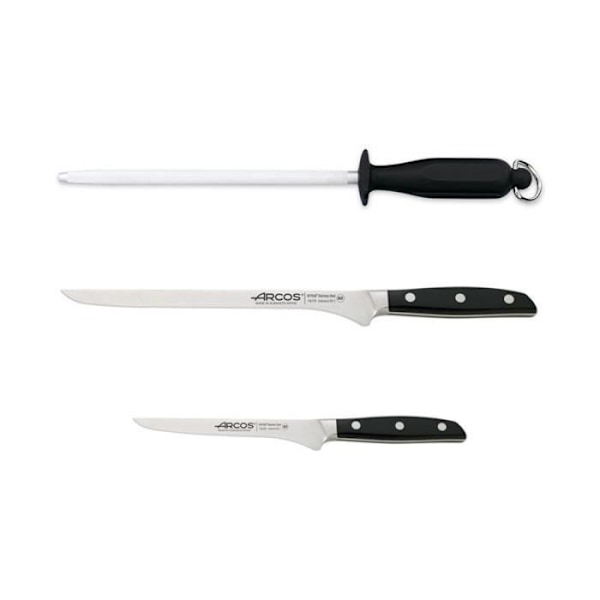 Arcos - Køkkensæt Knive - ARCOS Unique Sort