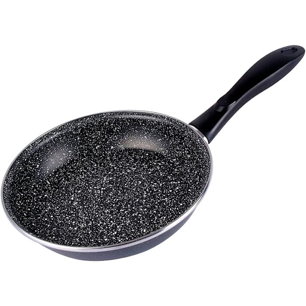 Set med 3 stekpannor 18-20-24cm, induktion, non-stick STONE utan PFOA, Magefesa, Gransasso, Röd