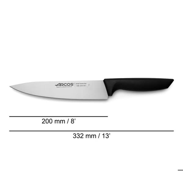 Kniv - Arcos 200mm - Rustfrit stål - Let - Moderne design