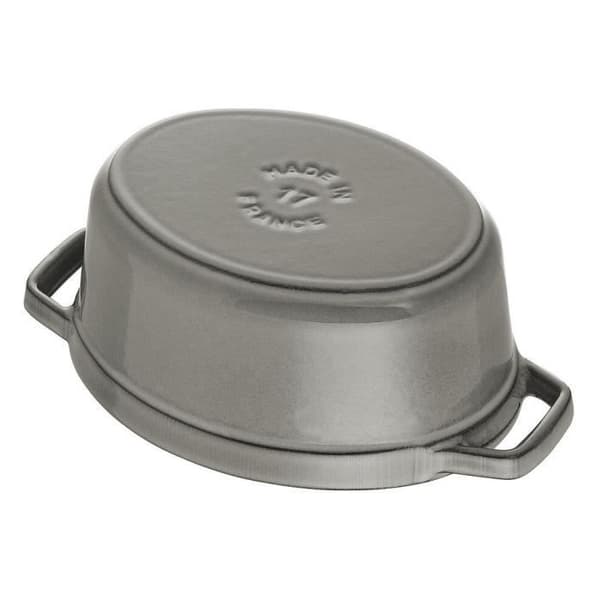 Cocotte - STAUB - Ovaali Cochonnet - 17 cm - Valurauta - Grafiittiharmaa