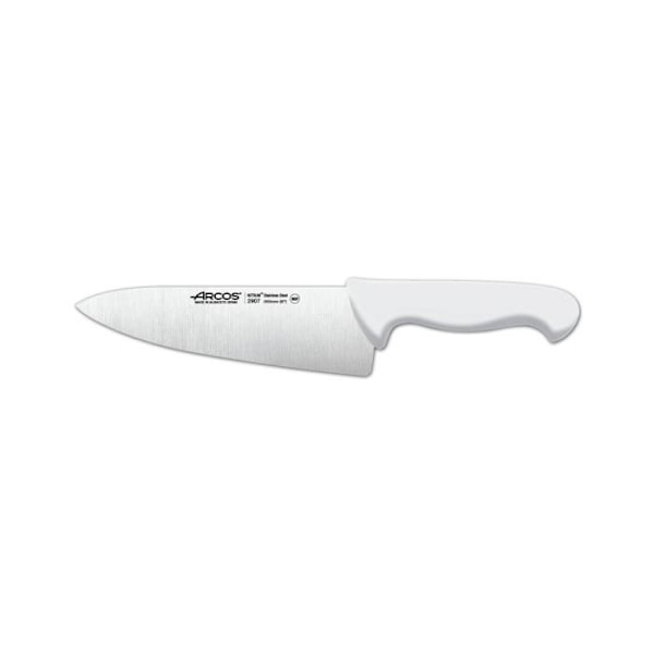 Kockkniv Arcos 2900 - Prof 290724 i Nitrum rostfritt stål och mango Polypropen vit ergonomisk med 20 cm blad,