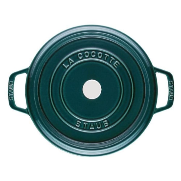 STAUB - Pyöreä valurautainen vuoka, 26 cm, sininen La Mer