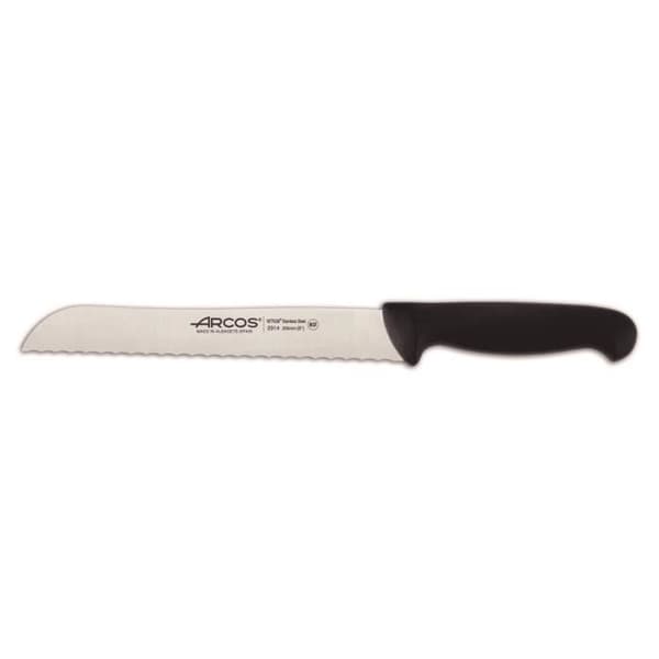 Brødkniv (pearly) Arcos Color - Prof 291425 rustfrit stål Nitrum og mango ergonomisk klinge i sort polypropylen og klinge