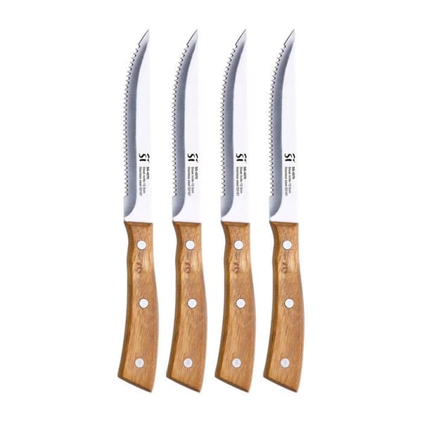 Sæt af kødknive - SAN IGNACIO - Kompakt - 12,5 cm - Rustfrit stål - 4 dele Stål