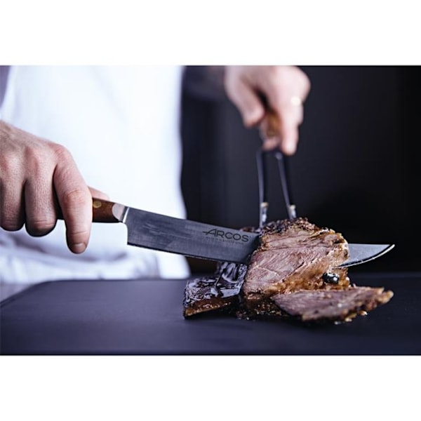 Grillitarvikkeet - ARCOS - Nordika - Veitsi ja haarukka - Nitrum® ruostumaton teräs - Ovengkol-puu