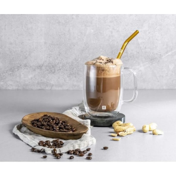 Verres à Latte Macchiato - ZWILLING - Sorrento - 2 Bitar - 450 ml - Borosilikatglas