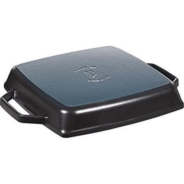 Staub 40511-683-0 rektangulære grillpander med to håndtag, 28 x 28 cm 40511-683-0