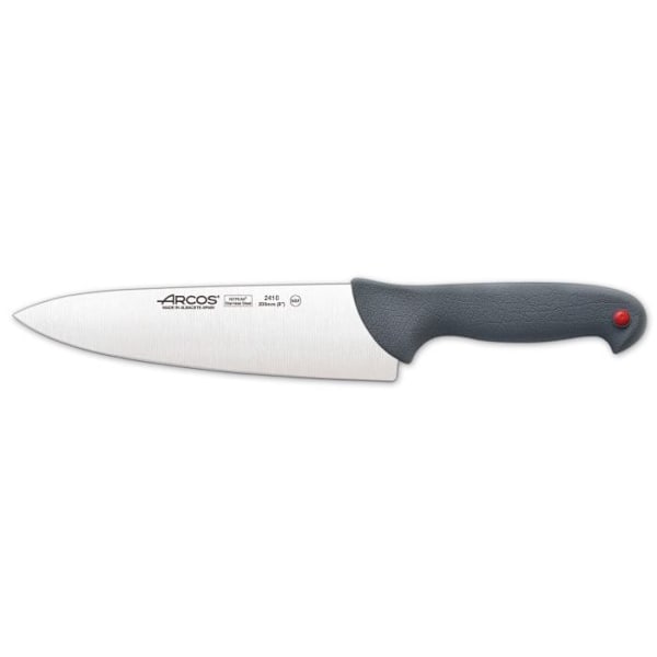 Kockkniv - ARCOS - Color Prof - 20 cm blad i rostfritt stål - Ergonomiskt polypropenhandtag Olika färger