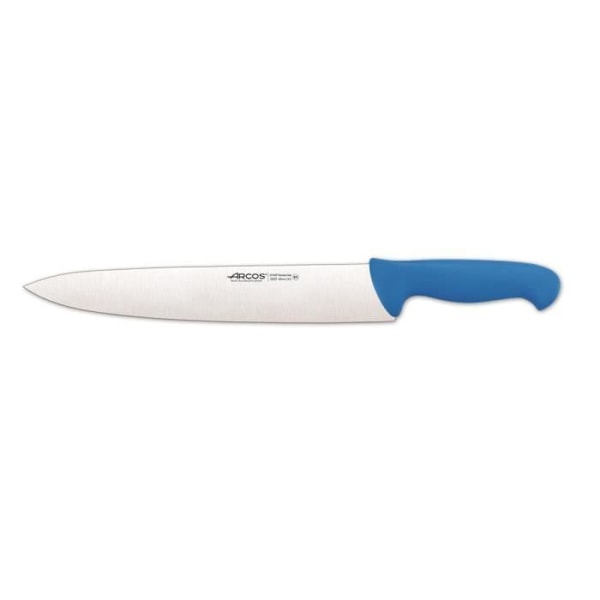 Kockkniv Arcos Couleur - Prof 292323 rostfritt stål Nitrum och mango ergonomiskt blad i blå polypropen och blad på 30