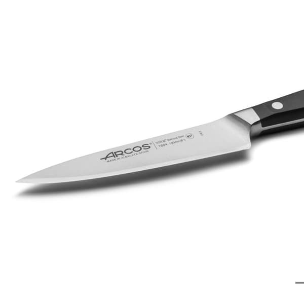 Kniv - ARCOS - Manhattan - 15 cm klinge - Ergonomisk - Rustfrit stål Sort