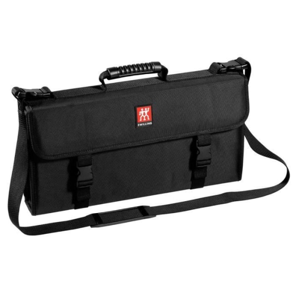 Knivetui - ZWILLING - Tomt - Sort nylon - 17 slidser - 49,5 cm x 26 cm x 11,2 cm Svart
