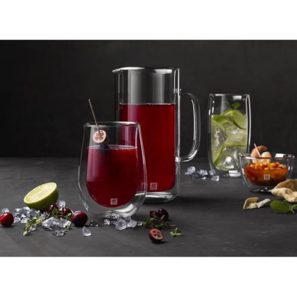 Lasikannu - ZWILLING - Sorrento - 800 ml - Borosilattilasi - Kaksoisseinä
