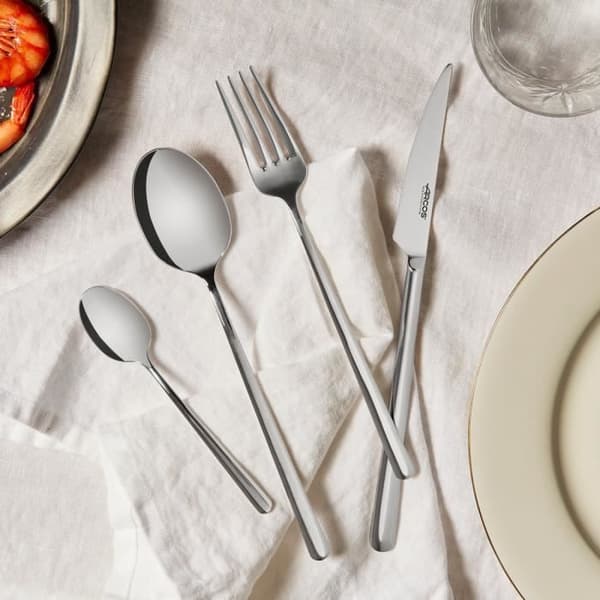Suppe Ske fork - ARCOS - Milano - Rustfrit Stål - Ergonomisk - Korrosionsbestandig
