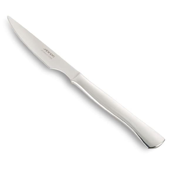 Steakkniv - Arcos - Monoblock - 110 mm - Rustfrit stål - Glat skarphed