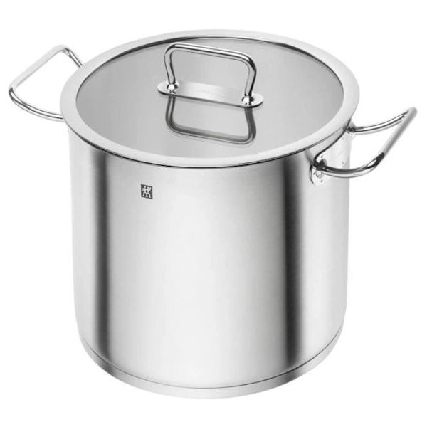 ZWILLING Pro - Høj gryde med glaslåg (28 cm) - Rustfrit stål
