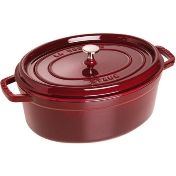 Staub oval gjutjärnsgryta (29CM / 4,2L - MAJOLI...