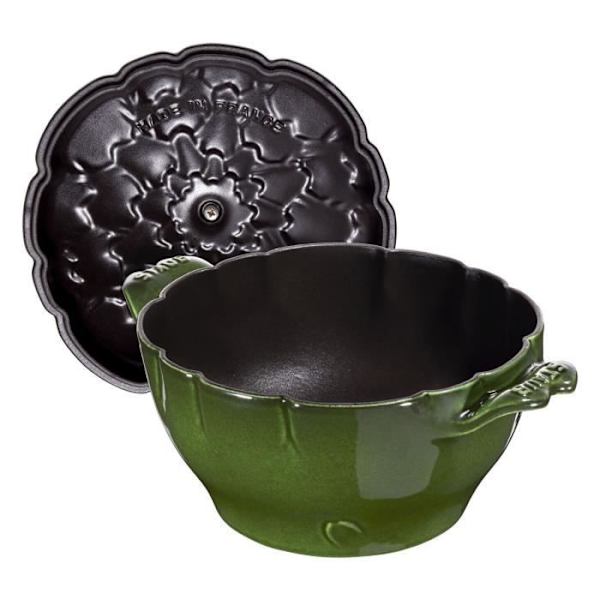 STAUB - Gryta 22 cm, Kronärtskocka, Basilika, Gjutjärn