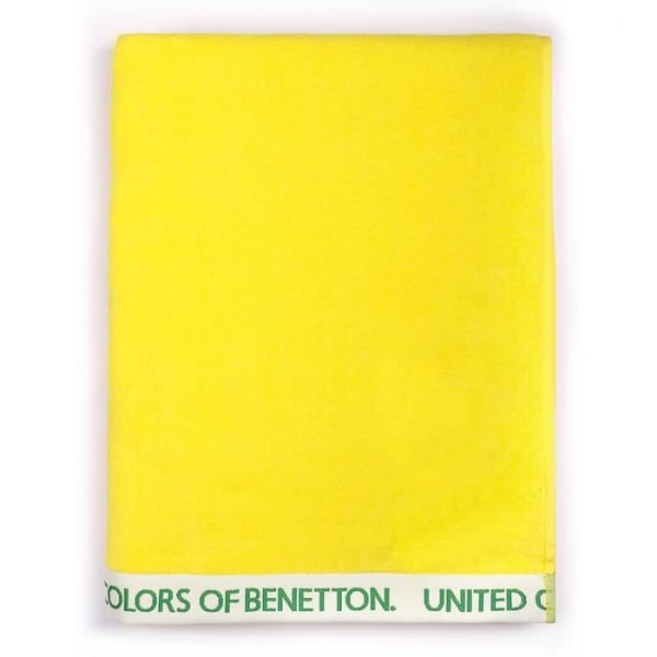 Rantapyyhe - UNITED COLOURS OF BENETTON - Casa - 90 x 160 cm - 100 % puuvillaa - keltainen Gul