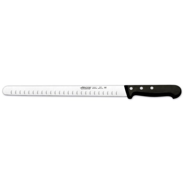 Fiskkniv, 30 cm flexibel, bikakeblad i rostfritt stål, svart handtag Universal-