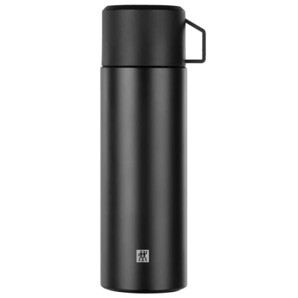 Eristepullo - ZWILLING - Thermo - Ruostumaton teräs - 1000 ml - Musta Svart, Silvervit